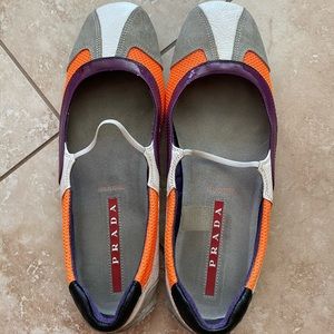 Prada Multicolored Comfortable Flats with Strap